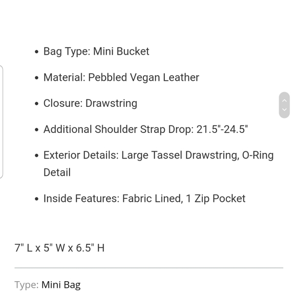 Urban expressions Ziggy bucket bag - Picture 7 of 8